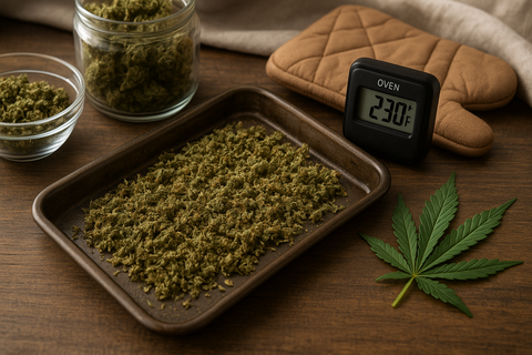 Wie decarboxyliere ich mein Cannabis richtig?