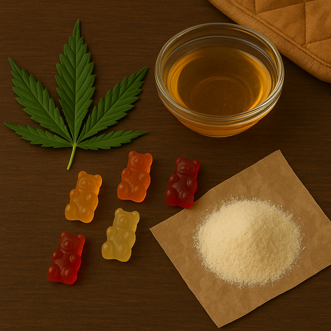 Cannabis Gummies & Gelatine – Warum Gummibärchen technisch anspruchsvoll sind