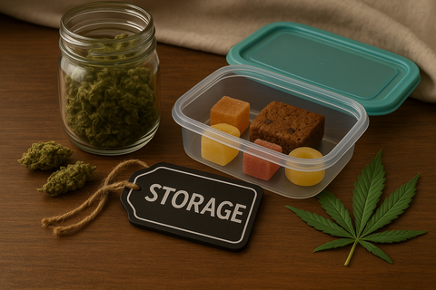 Lagerung von Edibles – so bleiben sie lange wirksam