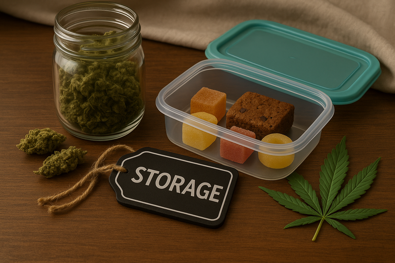Lagerung von Edibles – so bleiben sie lange wirksam