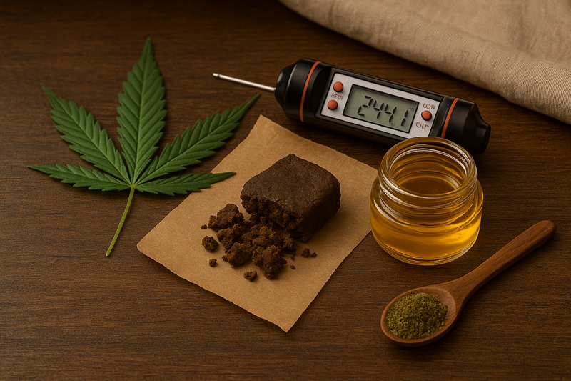 Wie decarboxyliere ich mein Hasch richtig?