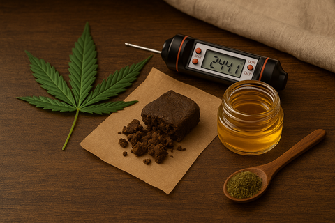 Wie decarboxyliere ich mein Hasch richtig?