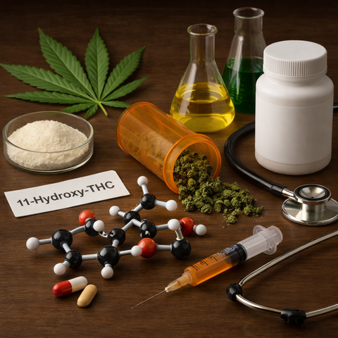 Wissenschaft & Medizin: Übersicht zu 11-Hydroxy-THC, Bioverfügbarkeit & Risiken
