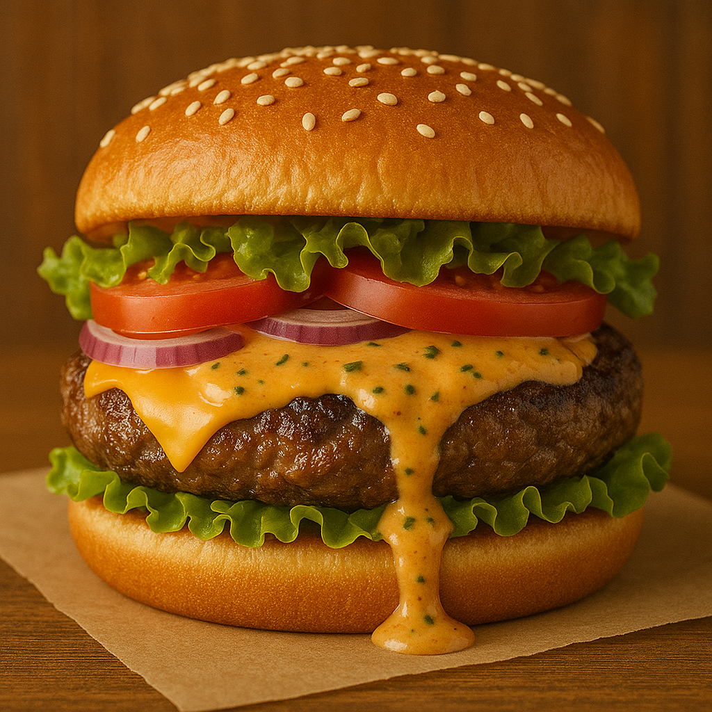 American Burgersauce mit Cannabis Speiseöl