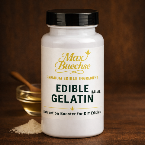 Edible Gelatin (Halal) – Rindergelatine 280 Bloom für extra bissfeste Gummies – Für feste, saubere Gummis (100 g)