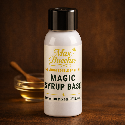 Magic Syrup Base – Edible Glycerin-Basis für Sirup & Getränke – Für flüssige Edibles wie Sirup, Drinks & Desserts (100 ml)