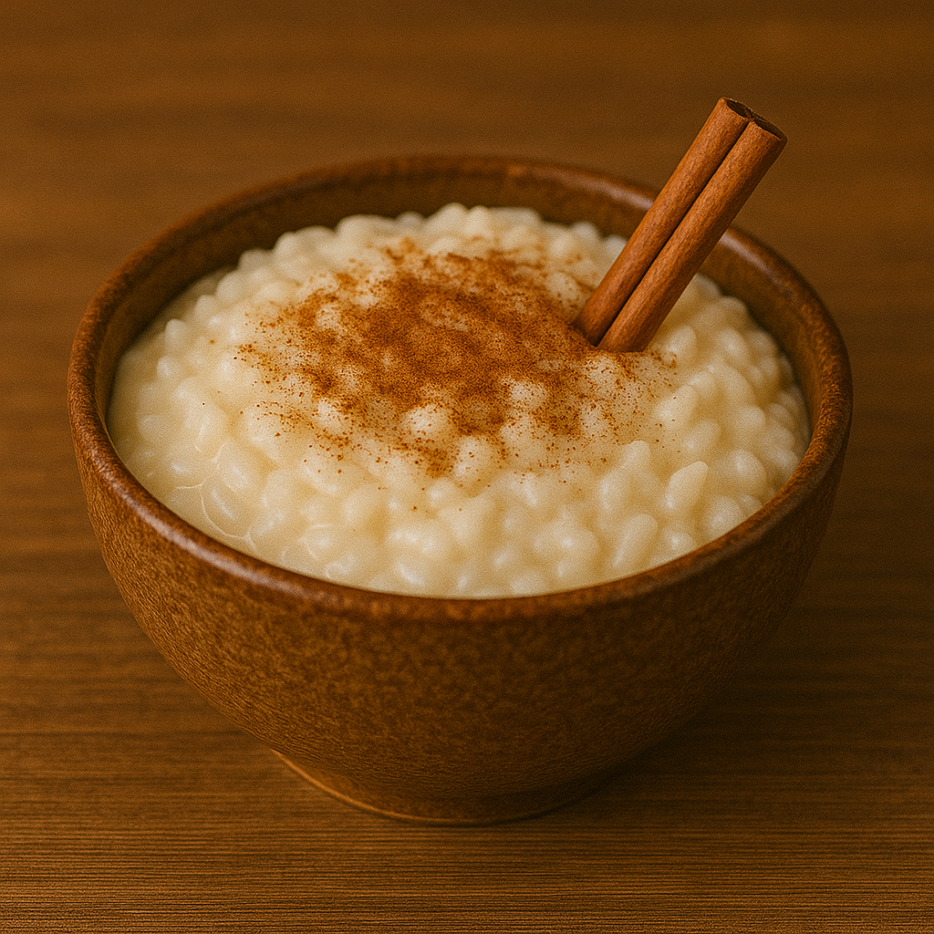 Cremiger Milchreis mit Cannabis Milch